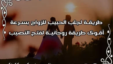 طريقة لجلب الحبيب للزواج بسرعة